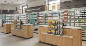 mobiliario comercial fabricado para farmacia