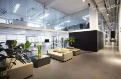 Sala-de-espera-en-proyecto-de-reforma-oficinas-Santa coloma de Gramenet